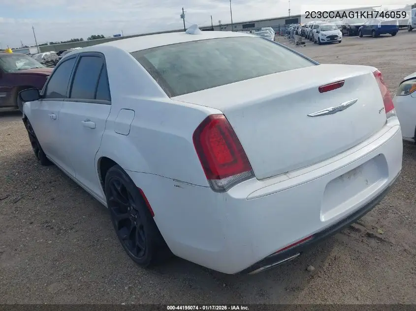 2C3CCAAG1KH746059 2019 Chrysler 300 Touring