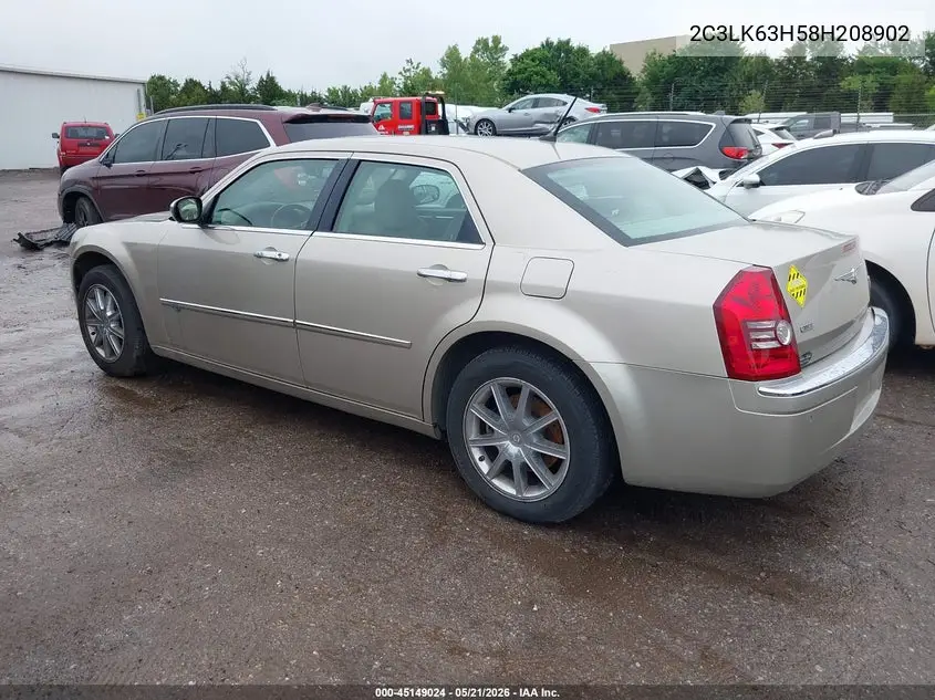 2008 Chrysler 300C VIN: 2C3LK63H58H208902 Lot: 45149024