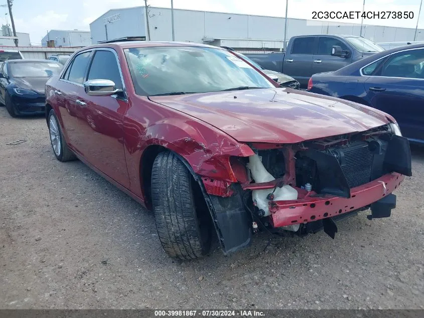 2C3CCAET4CH273850 2012 Chrysler 300C