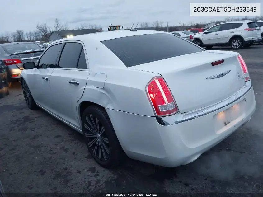 2C3CCAET5CH233549 2012 Chrysler 300C