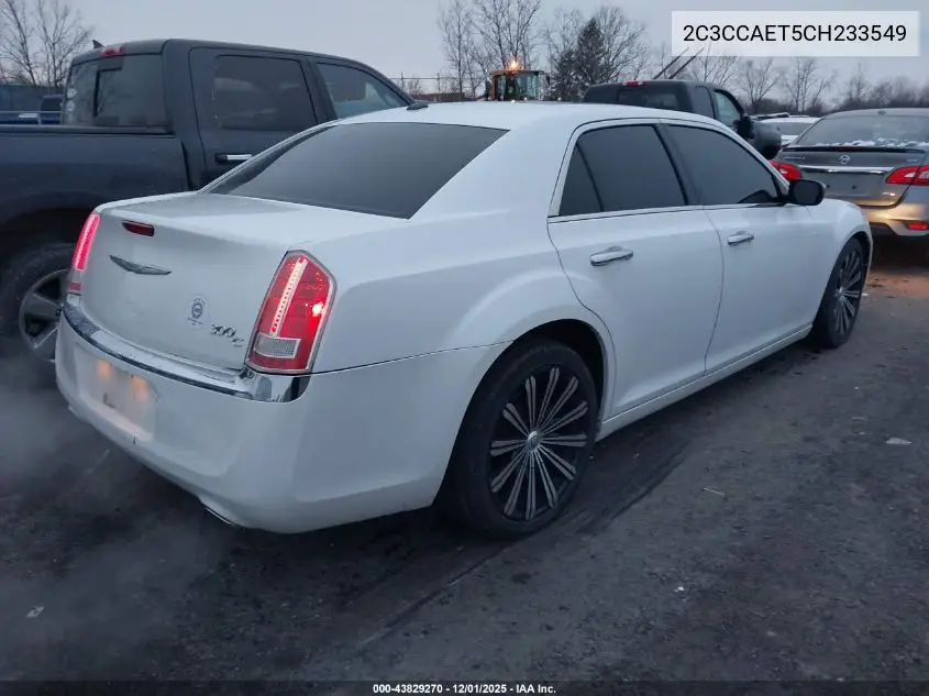 2C3CCAET5CH233549 2012 Chrysler 300C
