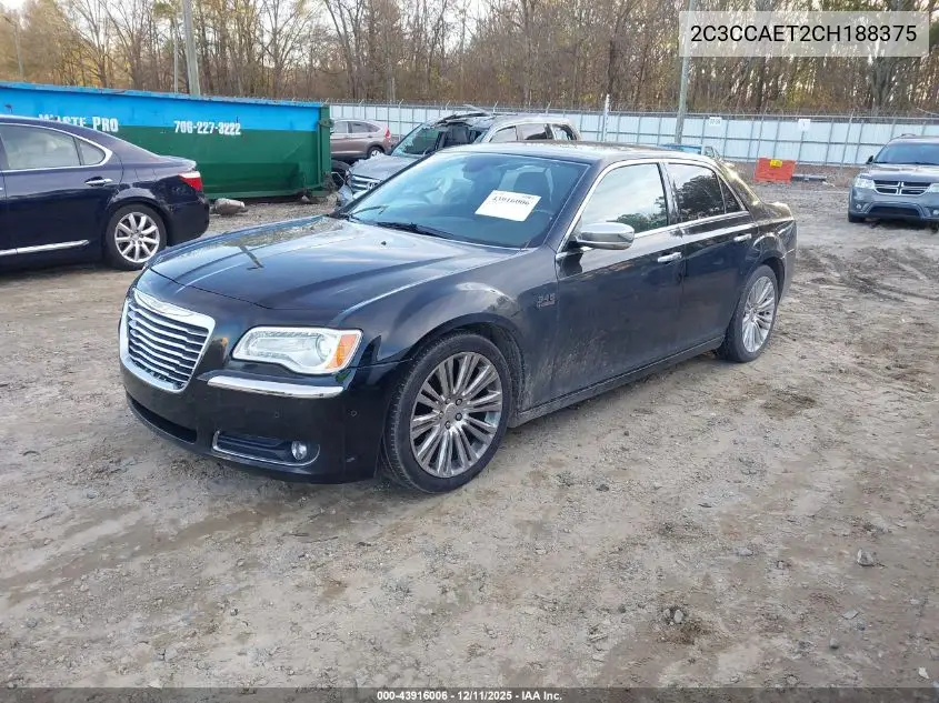 2C3CCAET2CH188375 2012 Chrysler 300C