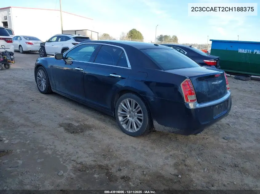 2C3CCAET2CH188375 2012 Chrysler 300C