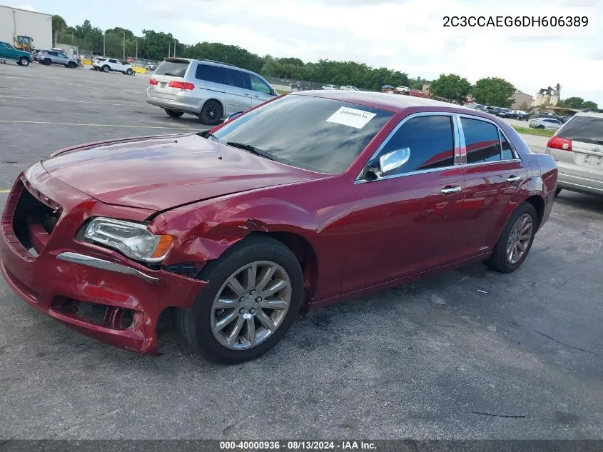 2C3CCAEG6DH606389 2013 Chrysler 300C