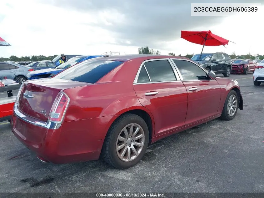 2C3CCAEG6DH606389 2013 Chrysler 300C