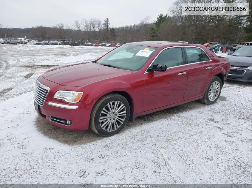 2C3CCAKG9EH308666 2014 Chrysler 300C Awd