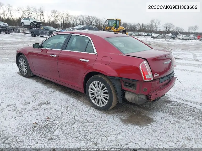 2C3CCAKG9EH308666 2014 Chrysler 300C Awd