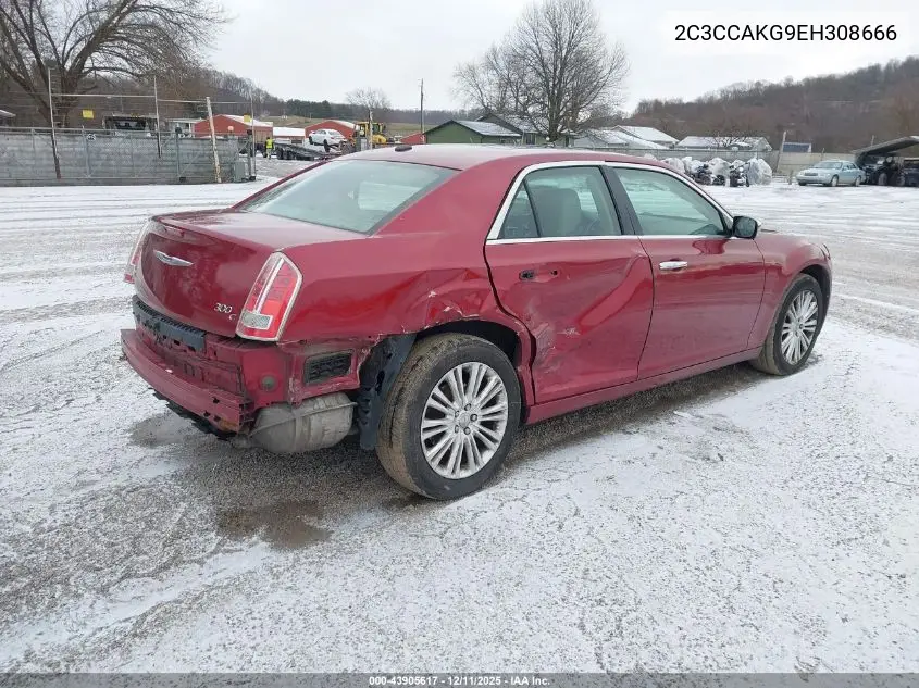 2C3CCAKG9EH308666 2014 Chrysler 300C Awd