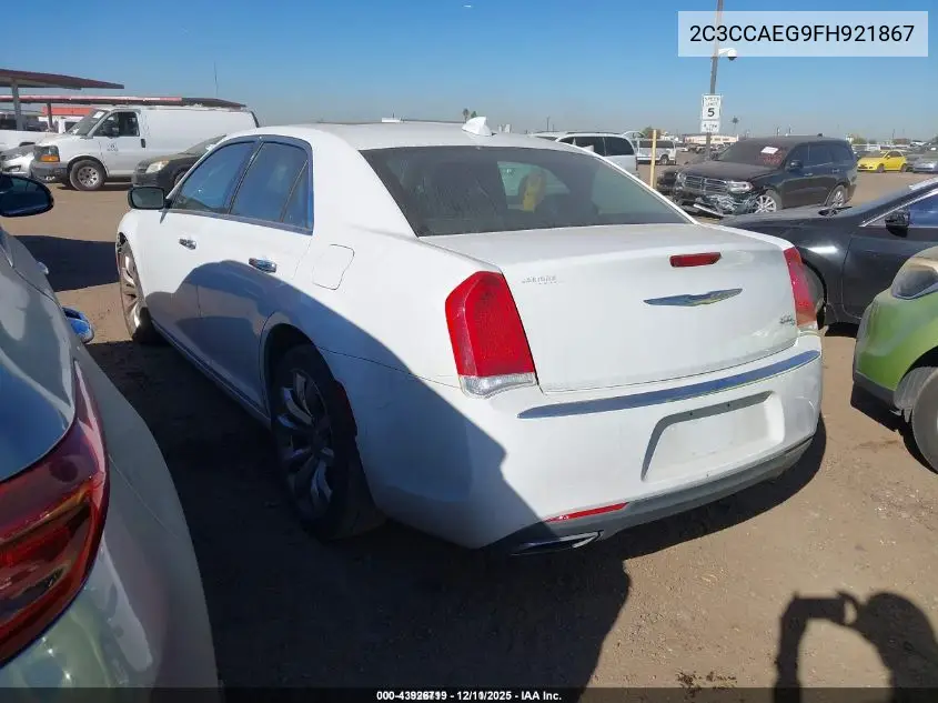 2C3CCAEG9FH921867 2015 Chrysler 300C