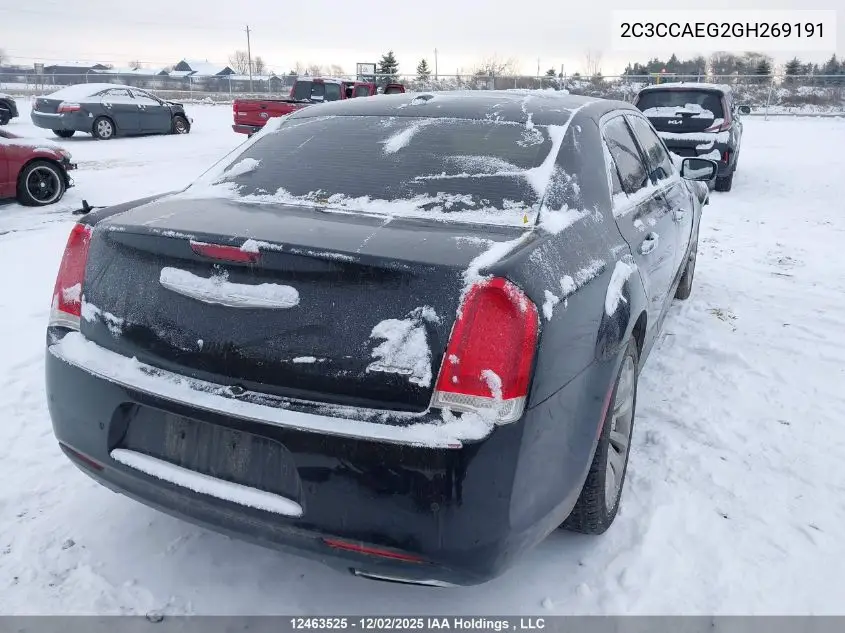 2C3CCAEG2GH269191 2016 Chrysler 300C