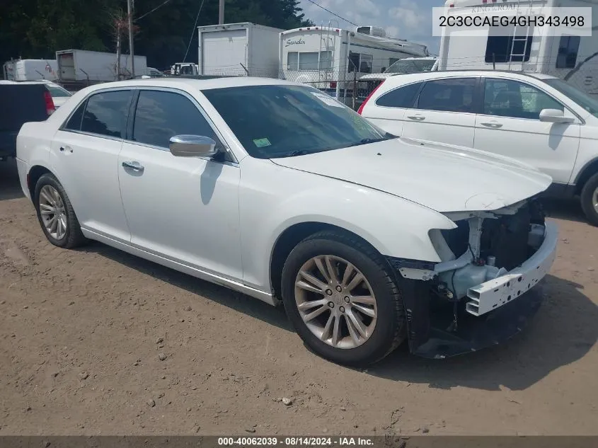 2C3CCAEG4GH343498 2016 Chrysler 300C