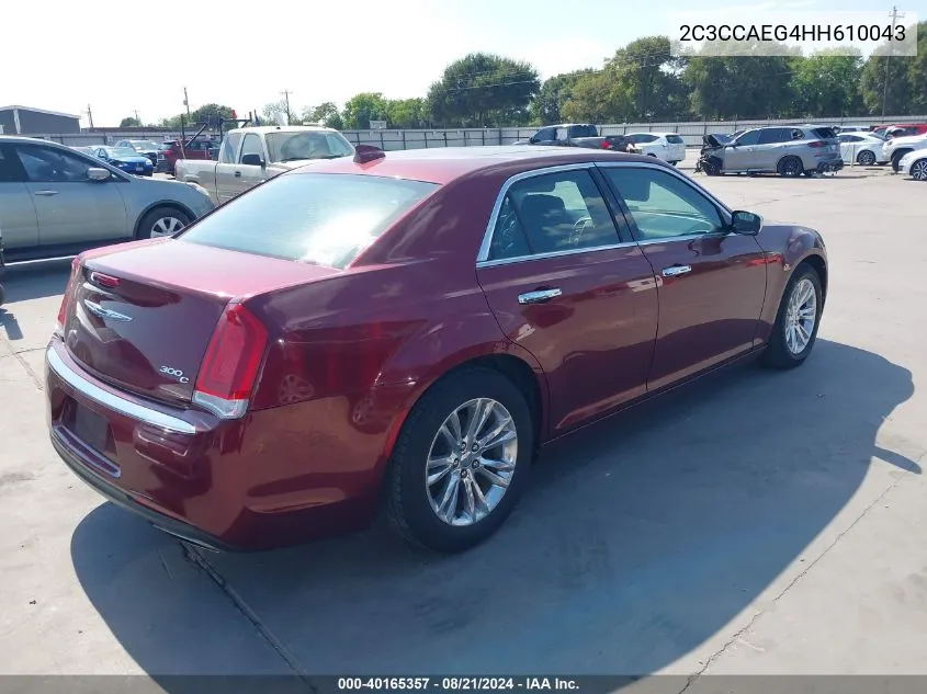 2C3CCAEG4HH610043 2017 Chrysler 300C