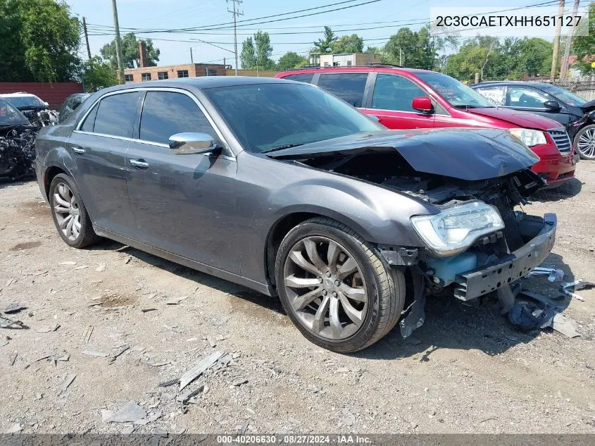 2C3CCAETXHH651127 2017 Chrysler 300C