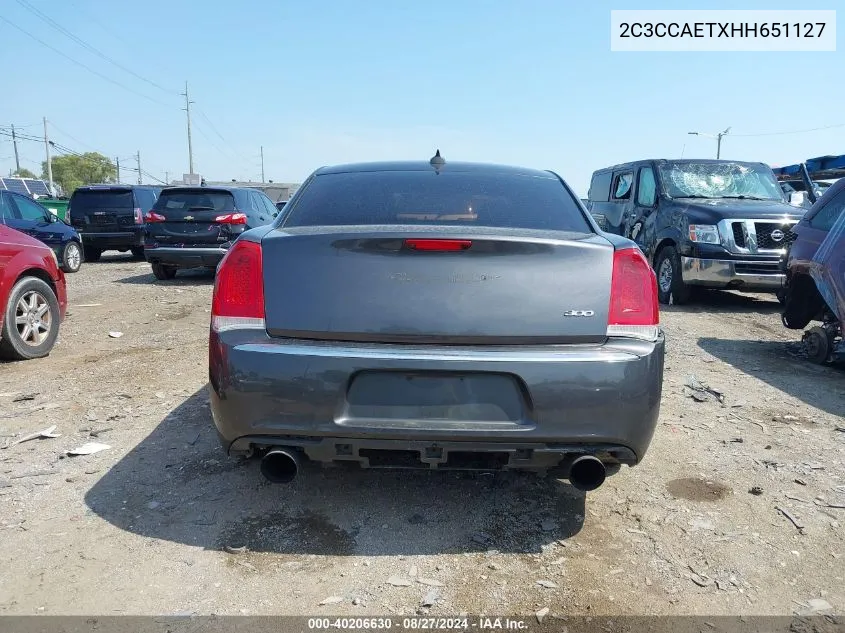 2C3CCAETXHH651127 2017 Chrysler 300C