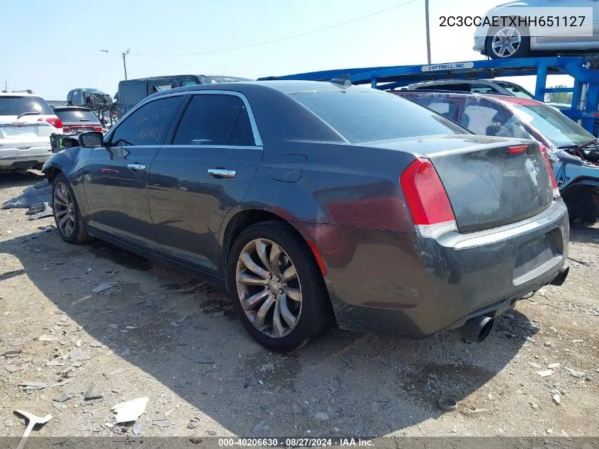 2C3CCAETXHH651127 2017 Chrysler 300C