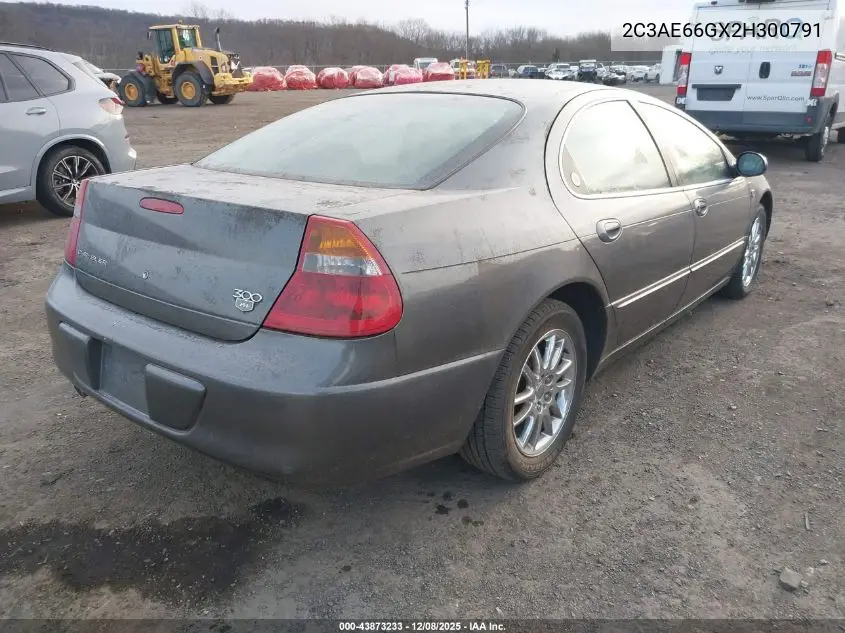 2C3AE66GX2H300791 2002 Chrysler 300M