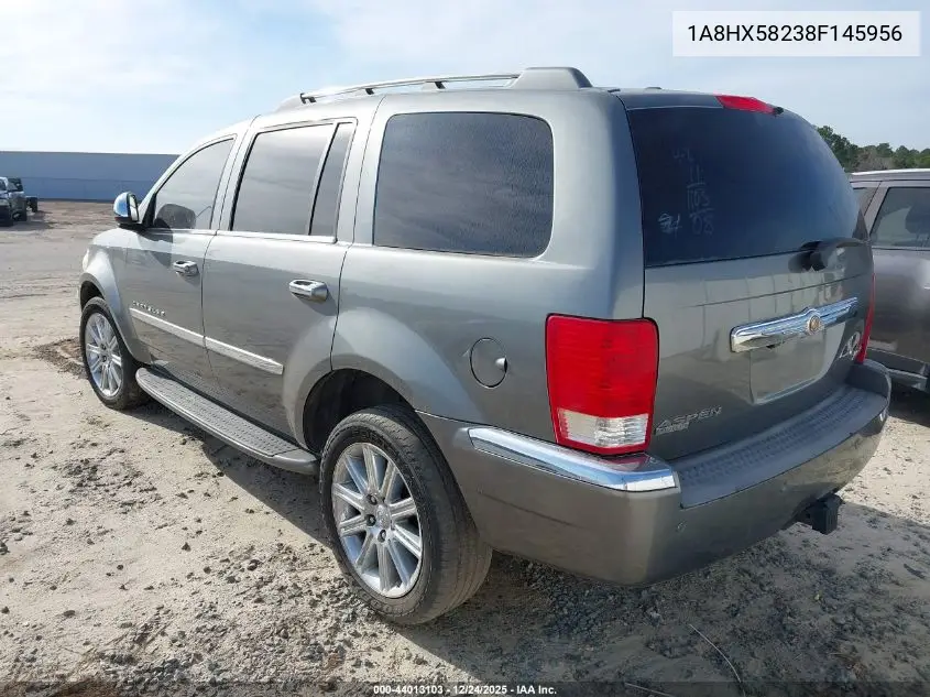 2008 Chrysler Aspen Limited VIN: 1A8HX58238F145956 Lot: 44013103