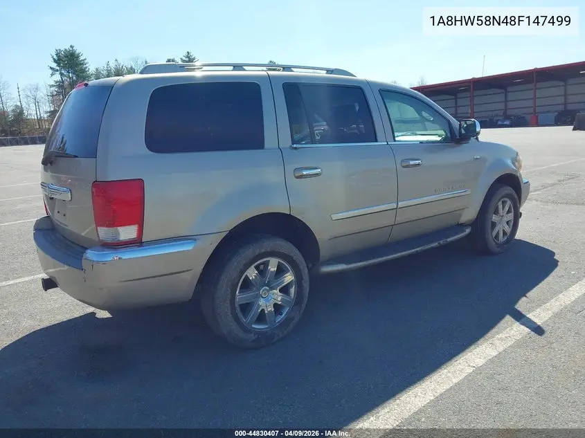 2008 Chrysler Aspen Limited VIN: 1A8HW58N48F147499 Lot: 44830407