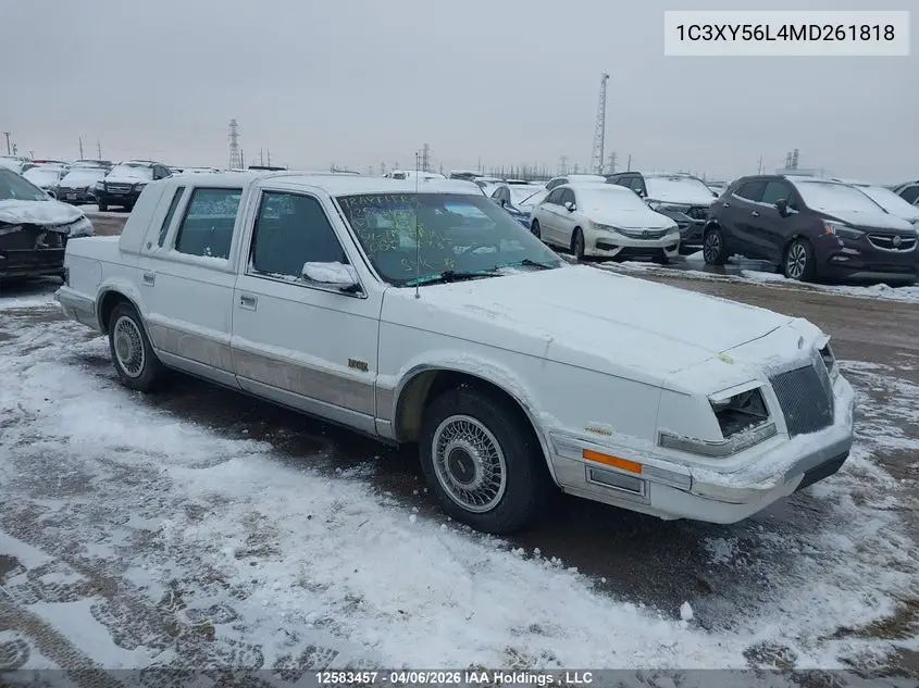 1991 Chrysler Imperial VIN: 1C3XY56L4MD261818 Lot: 12583457