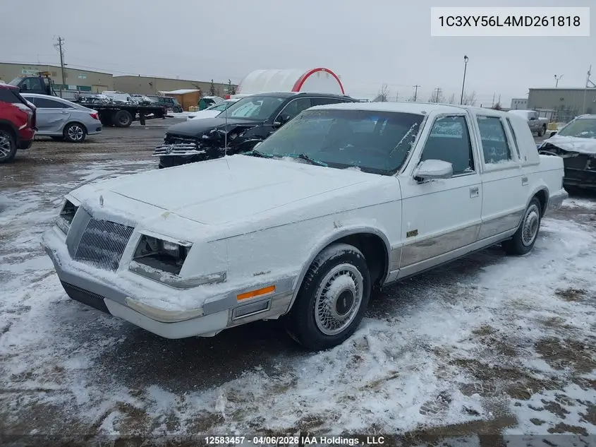 1991 Chrysler Imperial VIN: 1C3XY56L4MD261818 Lot: 12583457