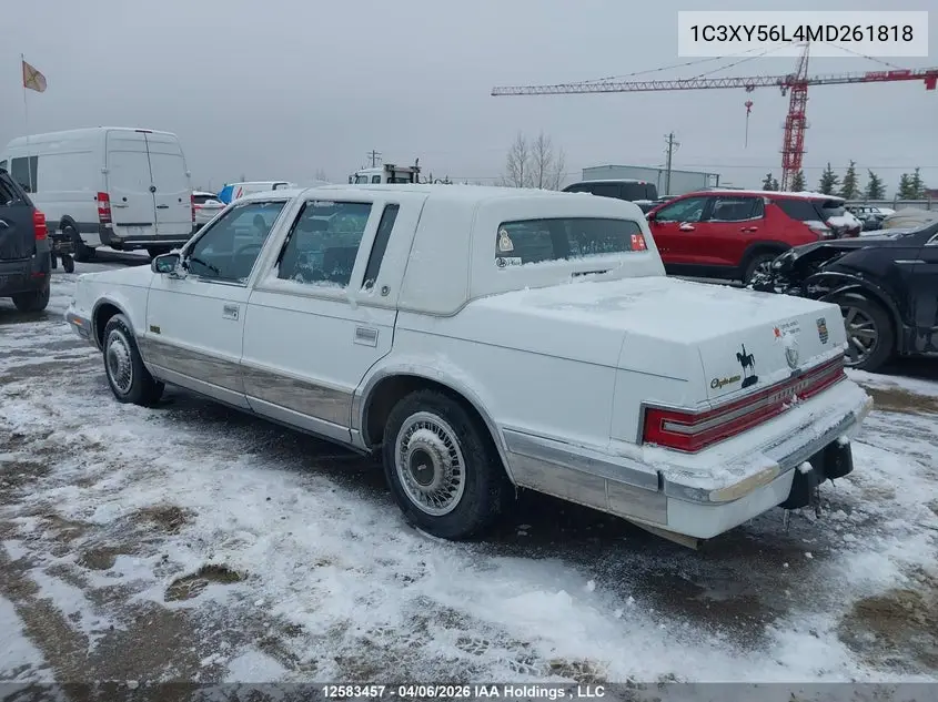 1991 Chrysler Imperial VIN: 1C3XY56L4MD261818 Lot: 12583457