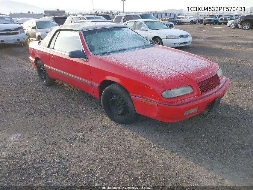 1C3XU4532PF570431 1993 Chrysler Lebaron