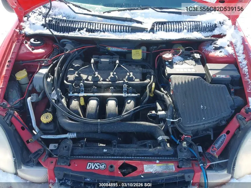 2002 Chrysler Neon Lx VIN: 1C3ES56C82D539156 Lot: 30084895