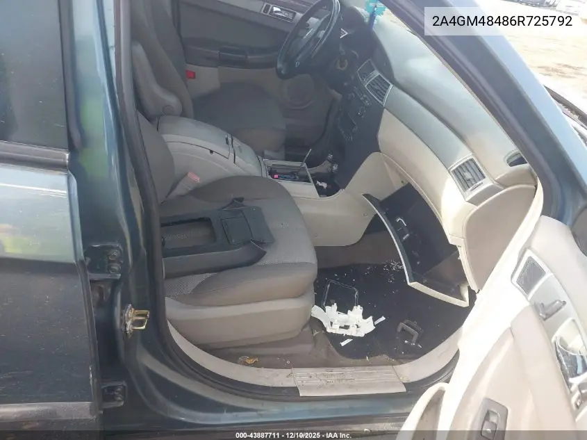 2A4GM48486R725792 2006 Chrysler Pacifica