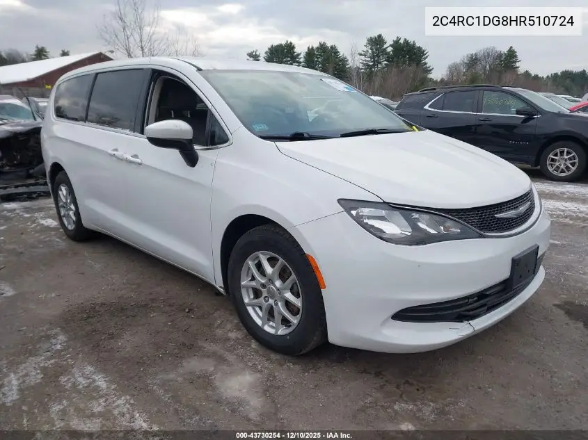 2C4RC1DG8HR510724 2017 Chrysler Pacifica Touring