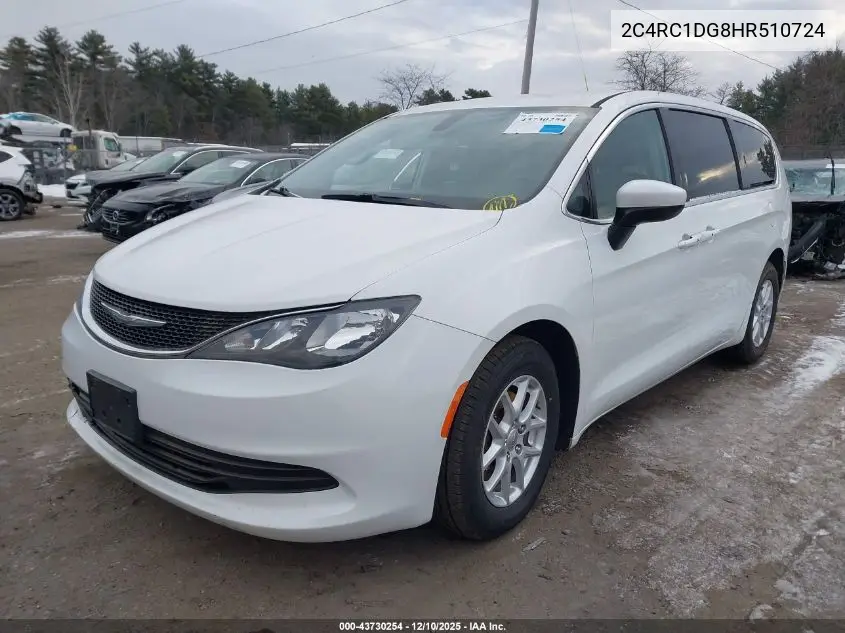 2C4RC1DG8HR510724 2017 Chrysler Pacifica Touring