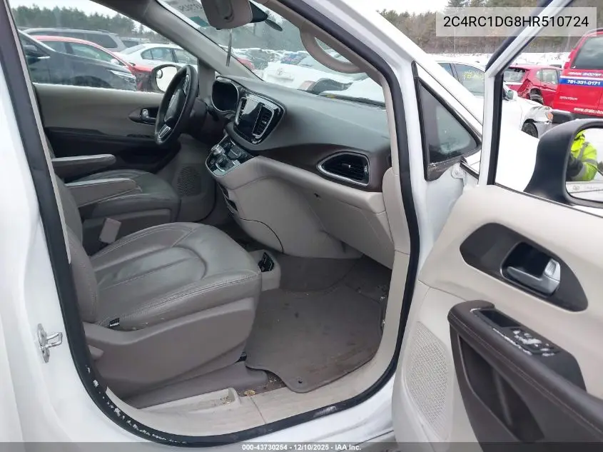 2C4RC1DG8HR510724 2017 Chrysler Pacifica Touring