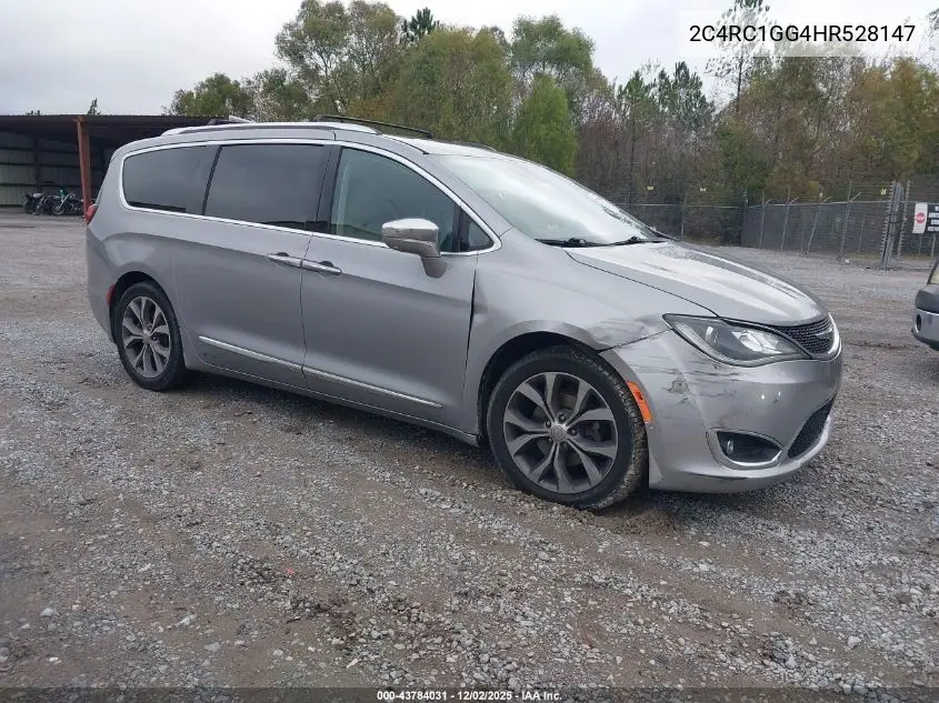 2C4RC1GG4HR528147 2017 Chrysler Pacifica Limited
