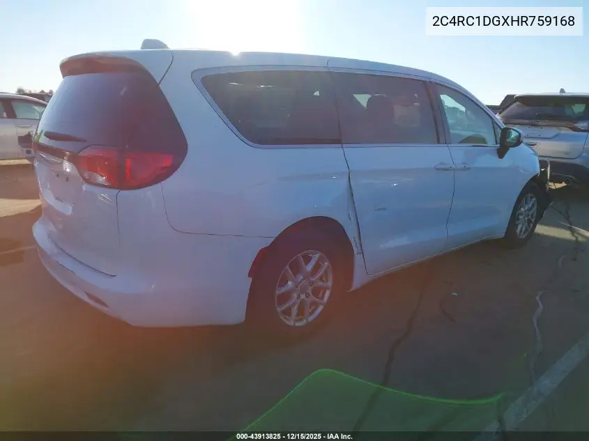 2C4RC1DGXHR759168 2017 Chrysler Pacifica Touring