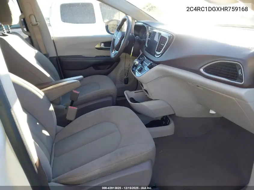 2C4RC1DGXHR759168 2017 Chrysler Pacifica Touring