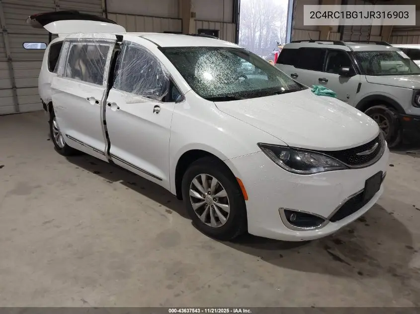 2C4RC1BG1JR316903 2018 Chrysler Pacifica Touring L