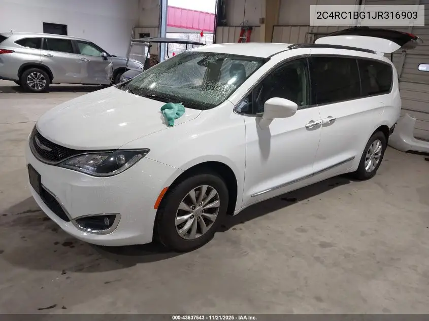 2C4RC1BG1JR316903 2018 Chrysler Pacifica Touring L
