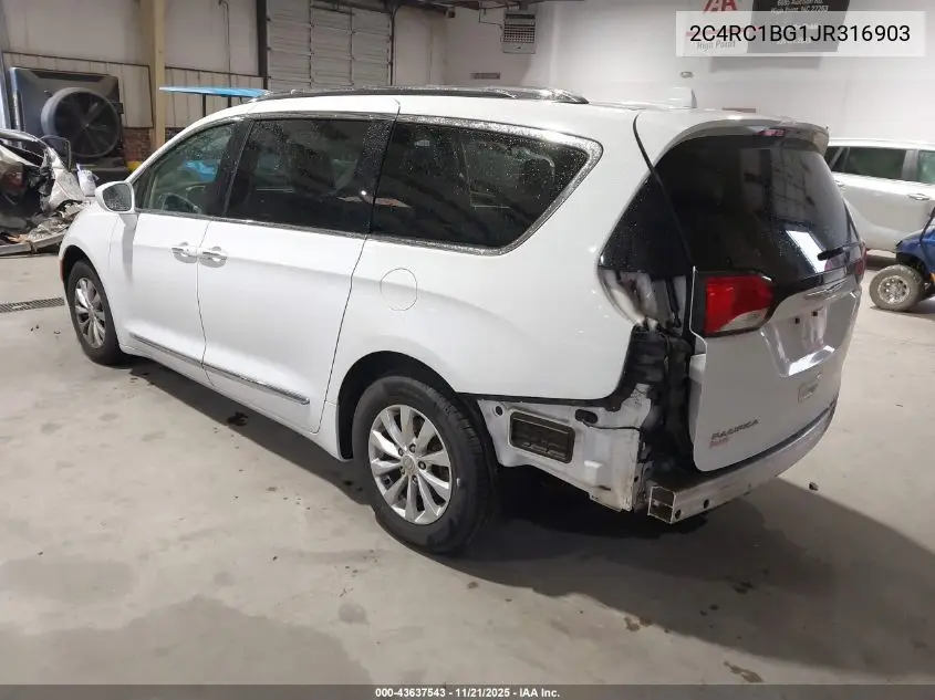2C4RC1BG1JR316903 2018 Chrysler Pacifica Touring L