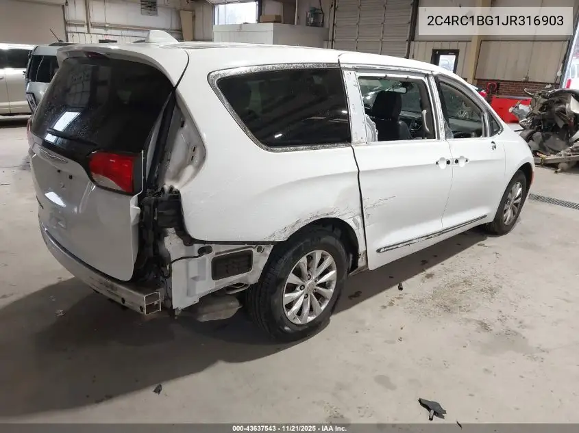 2C4RC1BG1JR316903 2018 Chrysler Pacifica Touring L