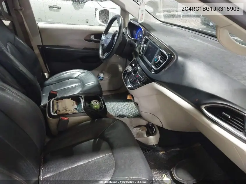 2C4RC1BG1JR316903 2018 Chrysler Pacifica Touring L