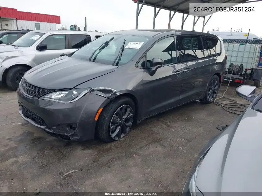 2C4RC1FG8JR351254 2018 Chrysler Pacifica Touring Plus