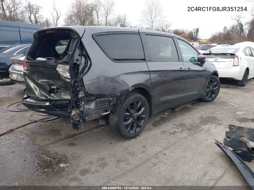 2C4RC1FG8JR351254 2018 Chrysler Pacifica Touring Plus