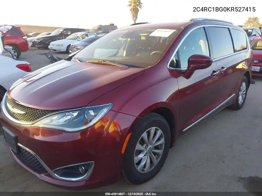 2C4RC1BG0KR527415 2019 Chrysler Pacifica Touring L