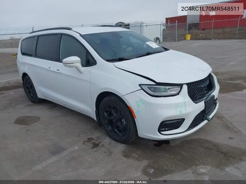 2C4RC1L70MR548511 2021 Chrysler Pacifica Hybrid Touring L