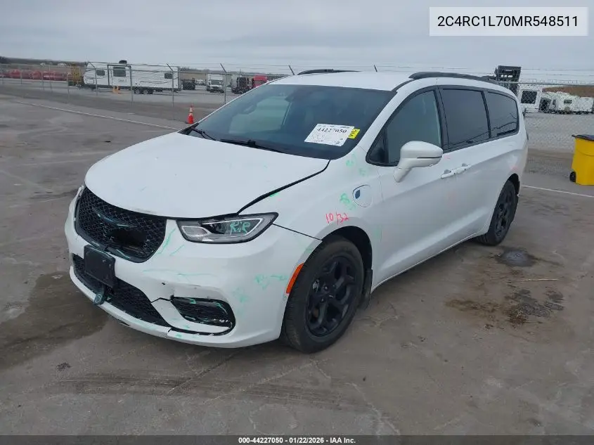 2C4RC1L70MR548511 2021 Chrysler Pacifica Hybrid Touring L