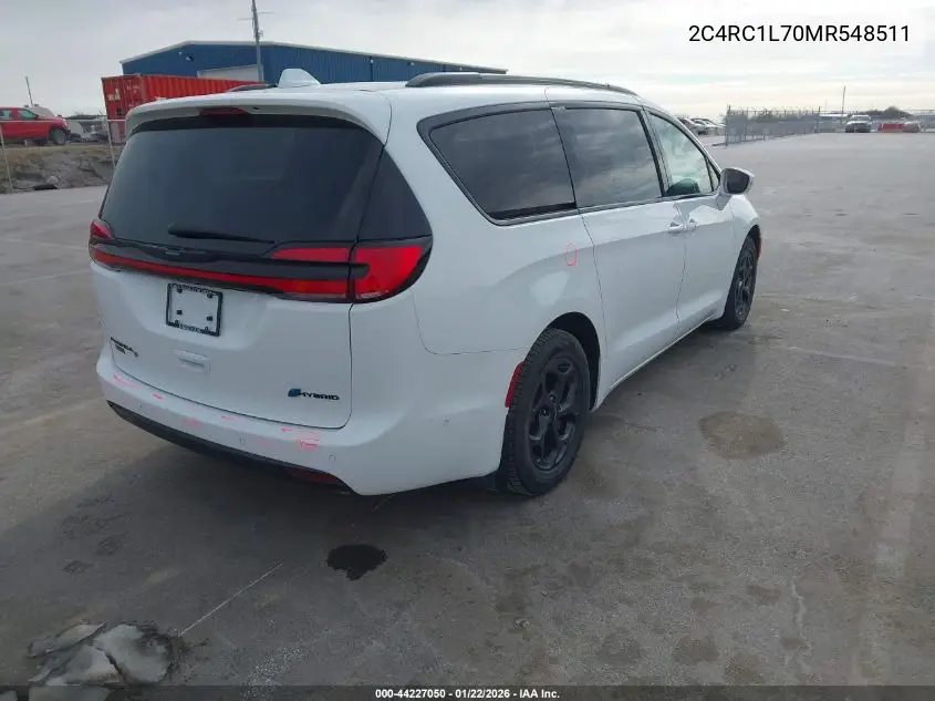 2C4RC1L70MR548511 2021 Chrysler Pacifica Hybrid Touring L