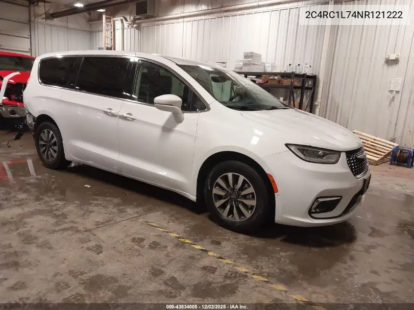 2C4RC1L74NR121222 2022 Chrysler Pacifica Hybrid Touring L