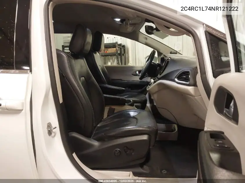 2C4RC1L74NR121222 2022 Chrysler Pacifica Hybrid Touring L