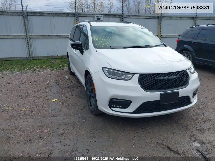 2C4RC1GG8SR593381 2025 Chrysler Pacifica Limited