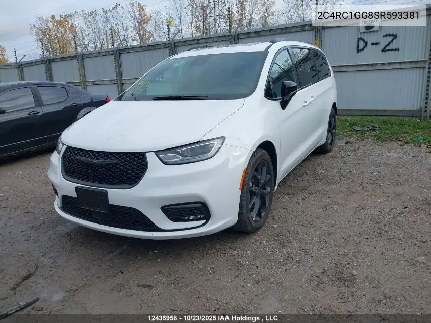 2C4RC1GG8SR593381 2025 Chrysler Pacifica Limited