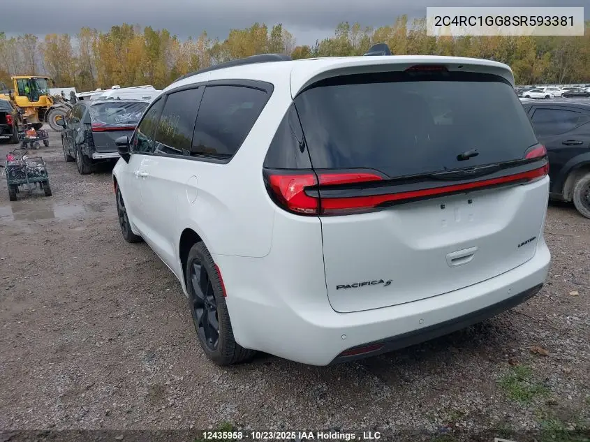 2C4RC1GG8SR593381 2025 Chrysler Pacifica Limited